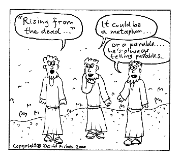 Rising from the dead cartoon