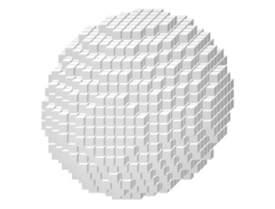 sphere of cubes